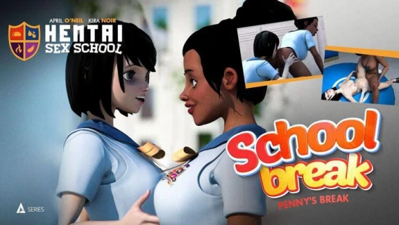 Adult Time Animation | Hentai Sex School Episode 8: Penny's Break (April Oneil, Kira Noir)