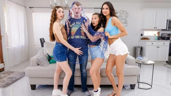 Step Siblings Caught | Three Of Us Take A Bite Of My Stepbrother - S23:E7 (Eliza Ibarra, Kimmy Kimm, Tiana Blow)