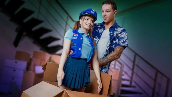 Team Skeet | ?why Did You Order A Sex Doll That Looks Like Me?!” Little Mailwoman Gets A Big Package (Selina Imai, Jayden Marcos)