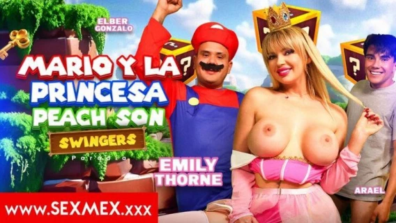 SEXMEX | Mario And Princess Peach Are Swingers . Emily Thorne (Emily Thorne)