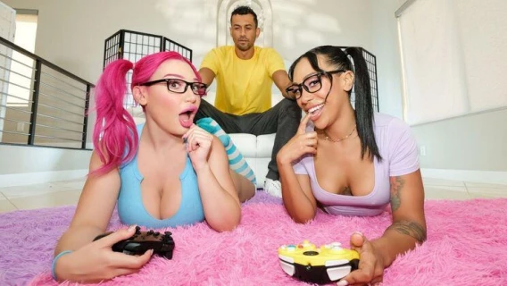 Reality Kings | Real Gamers Only Pause For Dick (Alex Jones, Mikey Star, Lily Lou)