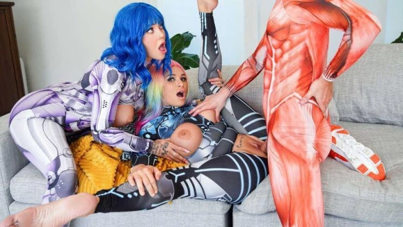 Brazzers | Cocked & Loaded: Tagged & Teabagged (Kali Roses, Charli Phoenix, Tyler Cruise)