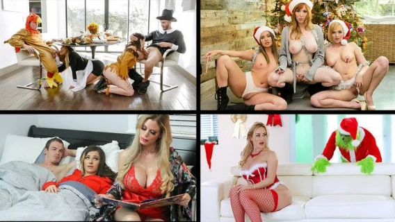 MYLF | Holiday Fun With MILFs Compilation (Casca Akashova, Brooklyn Chase, Kat Dior)